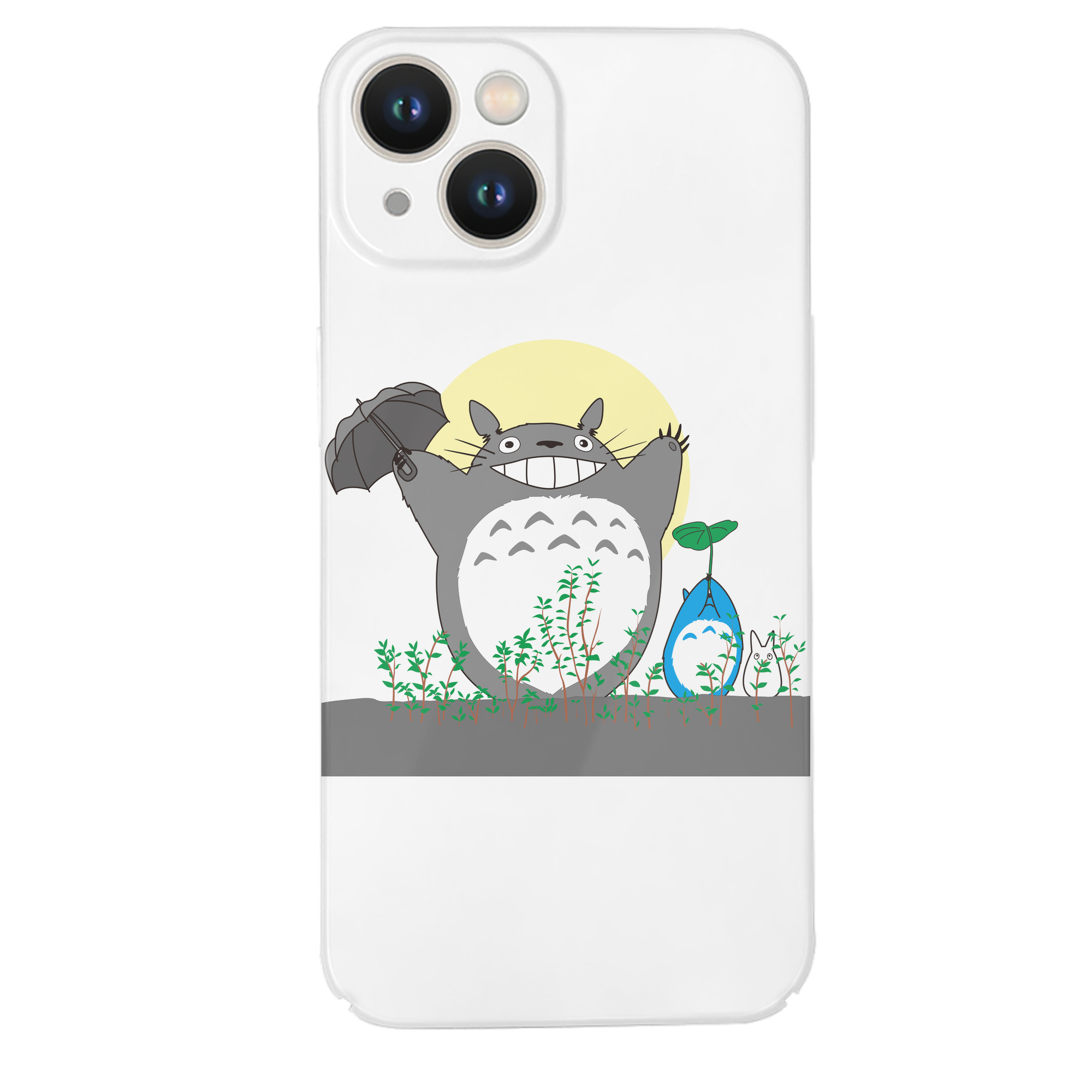 （画像用） となりのトトロ 草壁メイ 草壁サツキ My Neighbor Totoro Satsuki Kusakabe Mei Kusakabe 【iPhone 14シリーズ対応】ハードケース